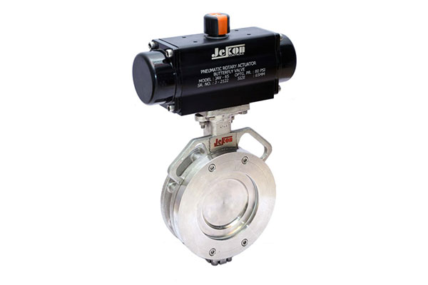 Manufacturer of Pneumatic Actuator Operated Butterfly Valves India