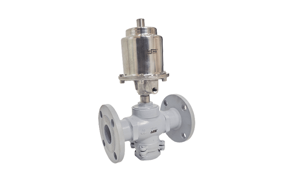 32 way cylinder operated mixing diverting valve