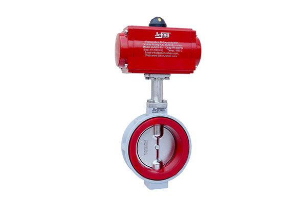 Pneumatic Actuator Butterfly valve Aluminium Body Supplier in Ahmedabad